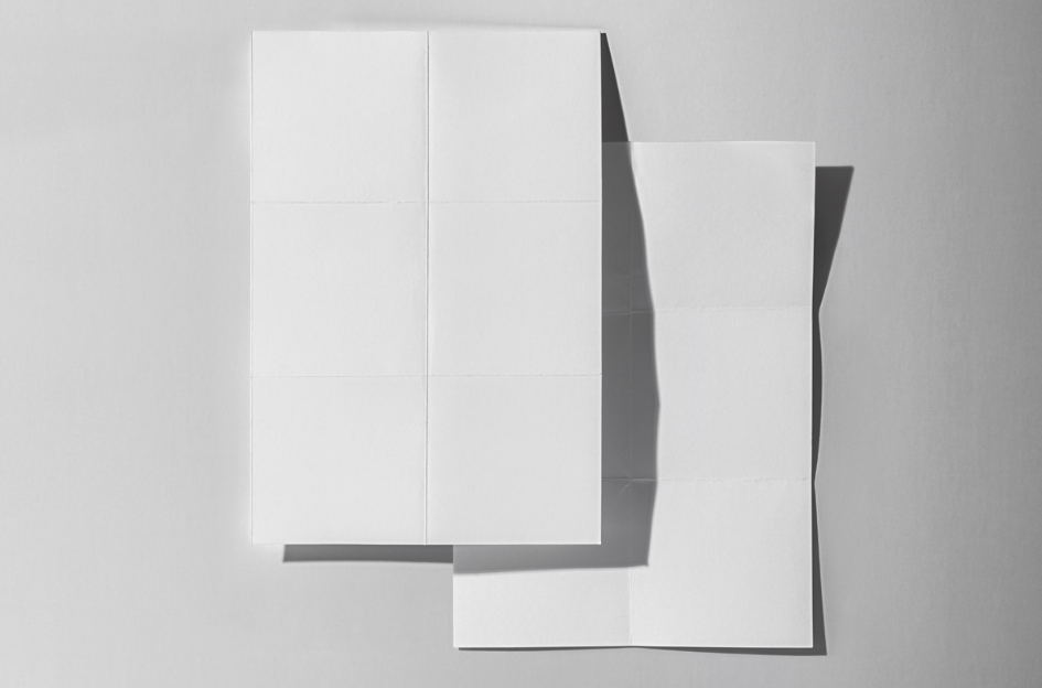 Folded Papers PSD Brand Mockup Branding Presentation
