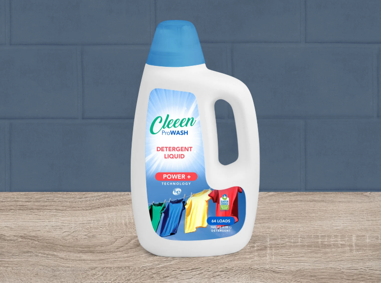 Free Liquid Detergent Fabric Softener Bottle Mockup PSD