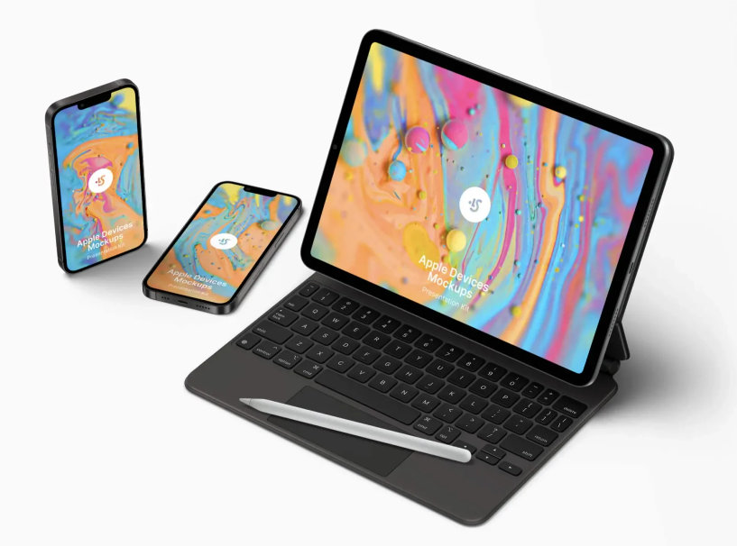 Free iPhone & iPad Mockup Realistic Versions