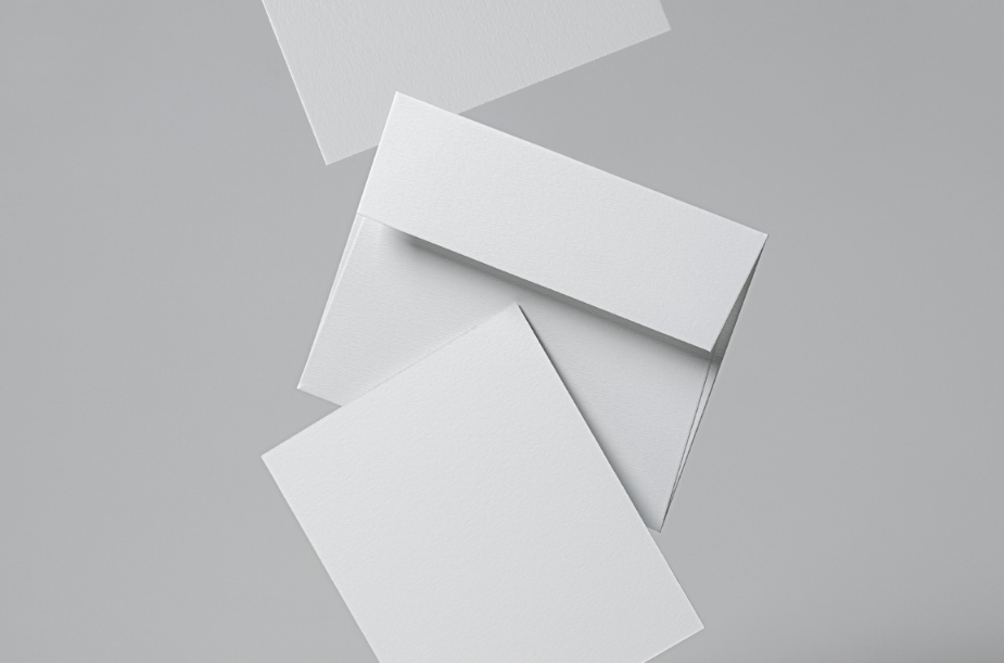 Gravity Invitation PSD Stationery Mockup