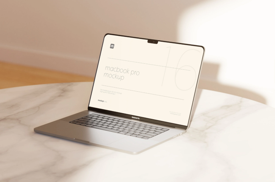 MacBook Mockup PSD for Professional UI Design Presentation