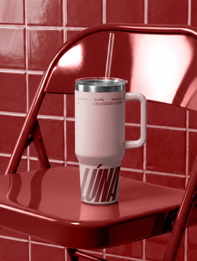 Modern Tumbler Bottle mockup