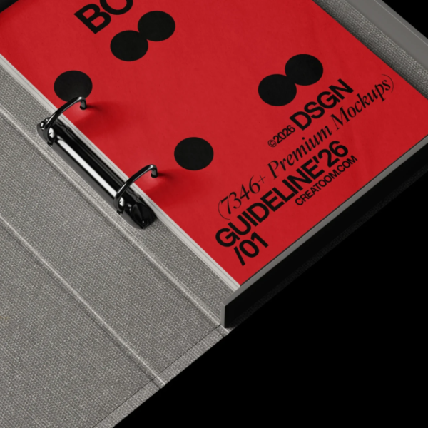 Open Brand Guidelines Book Mockup V7
