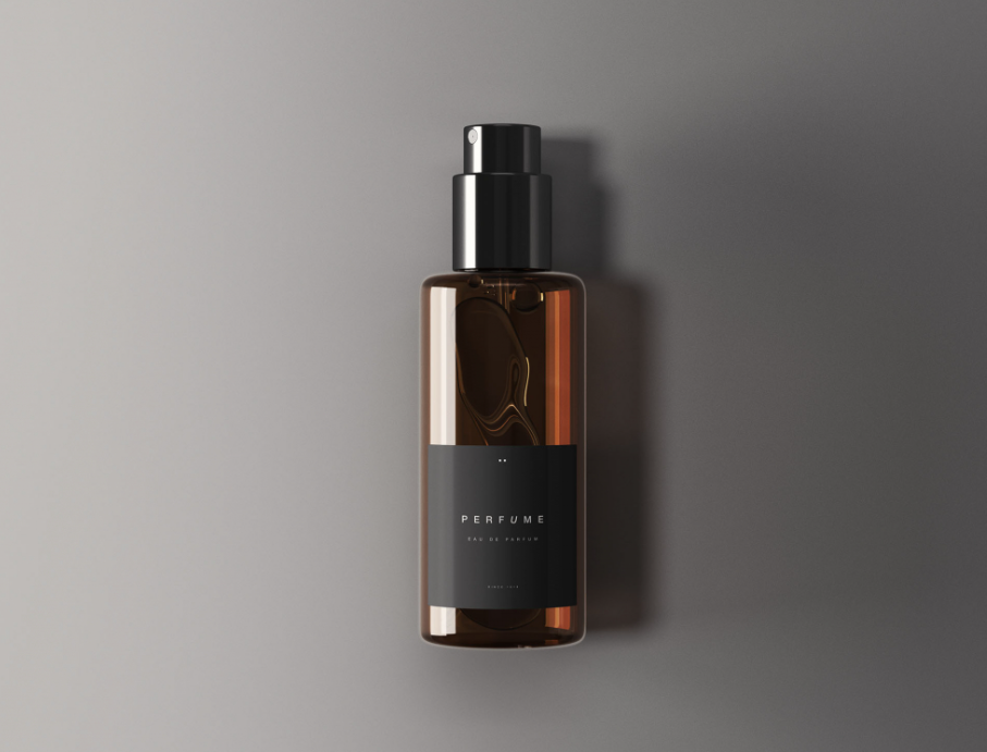 Perfume Bottle Mockup elegant Fragrance Branding