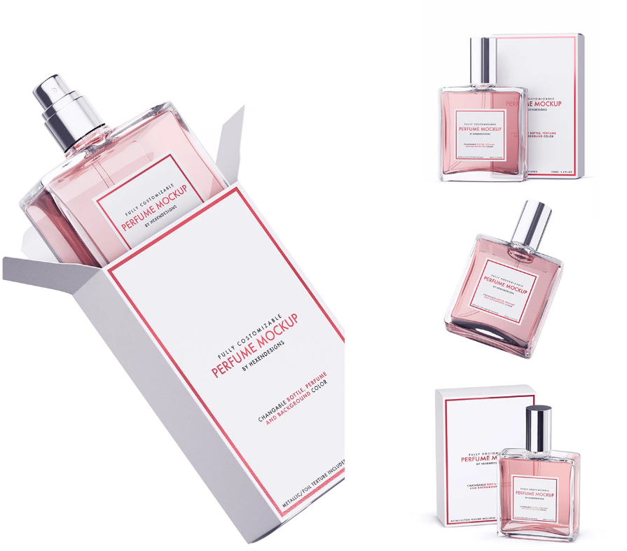 Perfume Package Mockup PSD