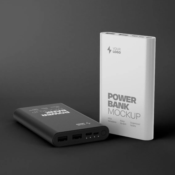 Power Bank Mockup for Realistic Product Presentation