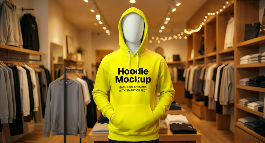 Professional Hoodie Mockup Apparel Branding