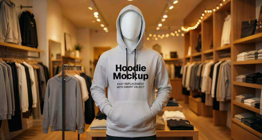 Professional Hoodie Mockup Apparel Branding