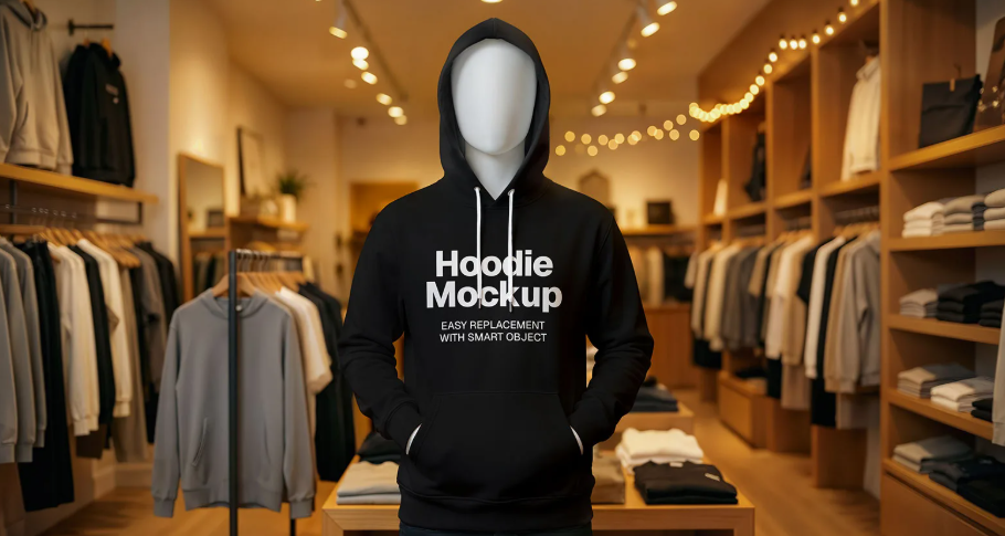 Professional Hoodie Mockup Apparel Branding