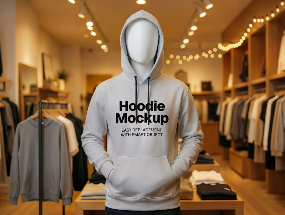 Professional Hoodie Mockup Apparel Branding