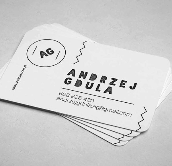 Rounded Business cards Mockup PSD creative and Professional