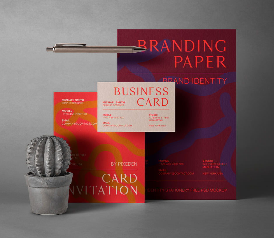 Stationery Branding Identity PSD Mockup