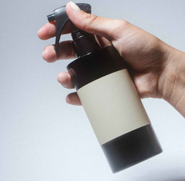 Trigger Spray Bottle Mockup Hand Held Packaging PSD