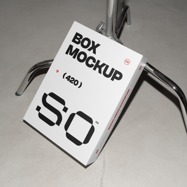 White Box Mockup Designs clean Packaging