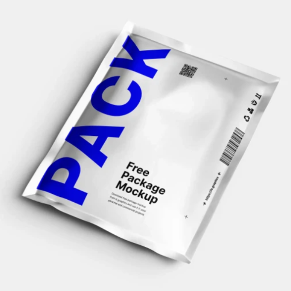 Aluminum Pouch Package Mockup 2 PSD
