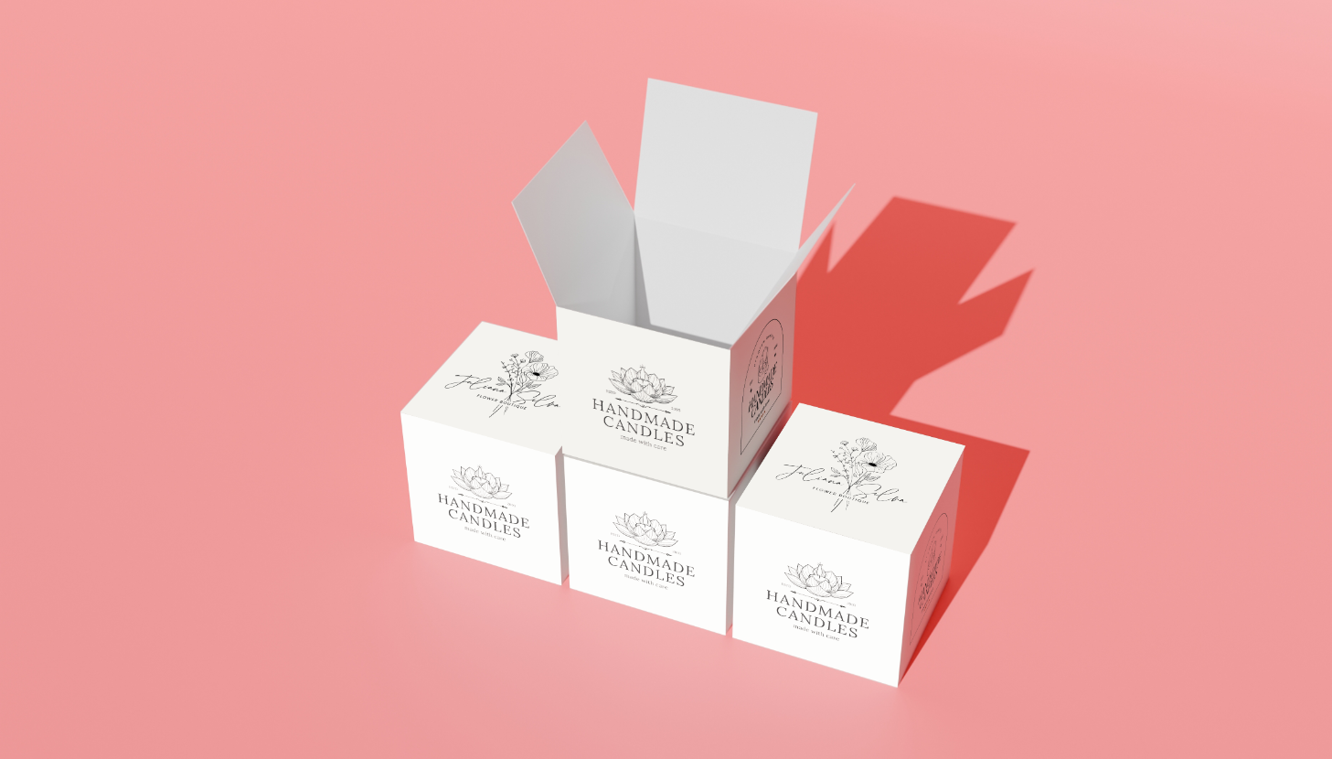 Candle Packaging Mockup Design