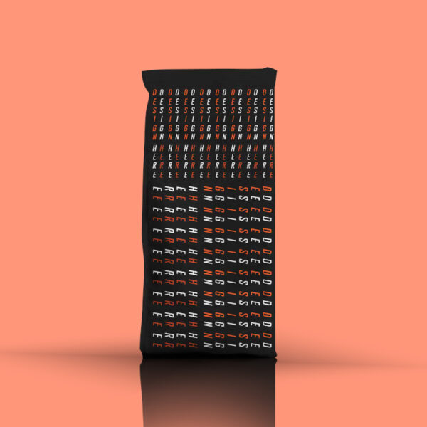 Coffee Pouch Mockup with Front & Side View