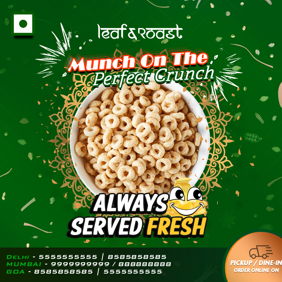 Food Poster Mockups for Social Media Creative Marketing