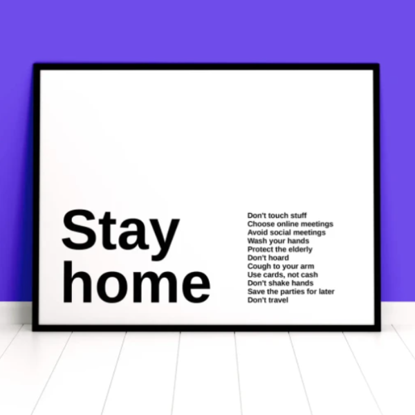 Framed Poster Mockup Free