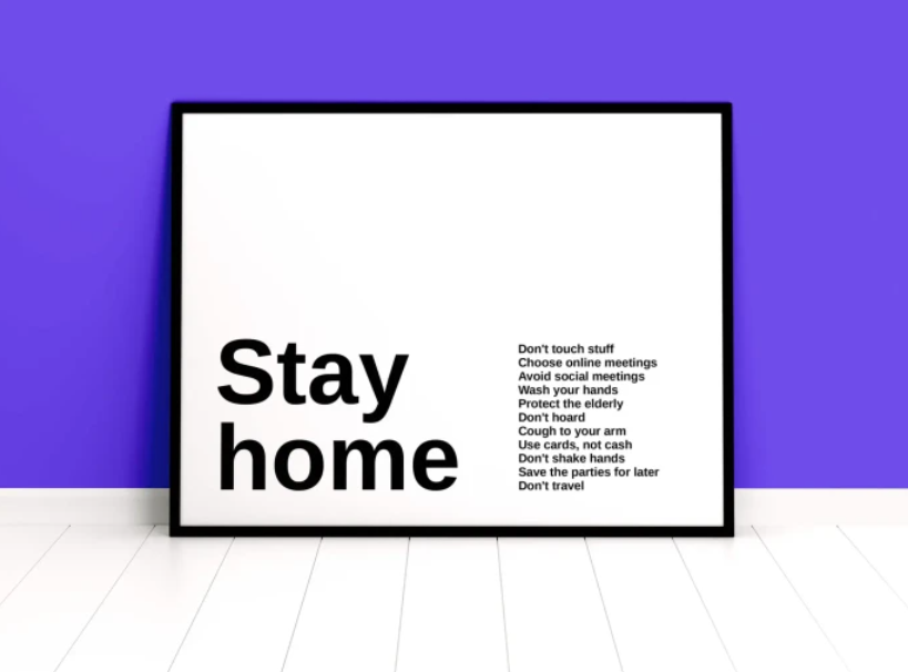 Framed Poster Mockup Free