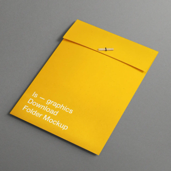 Free A4 Folder Mockup