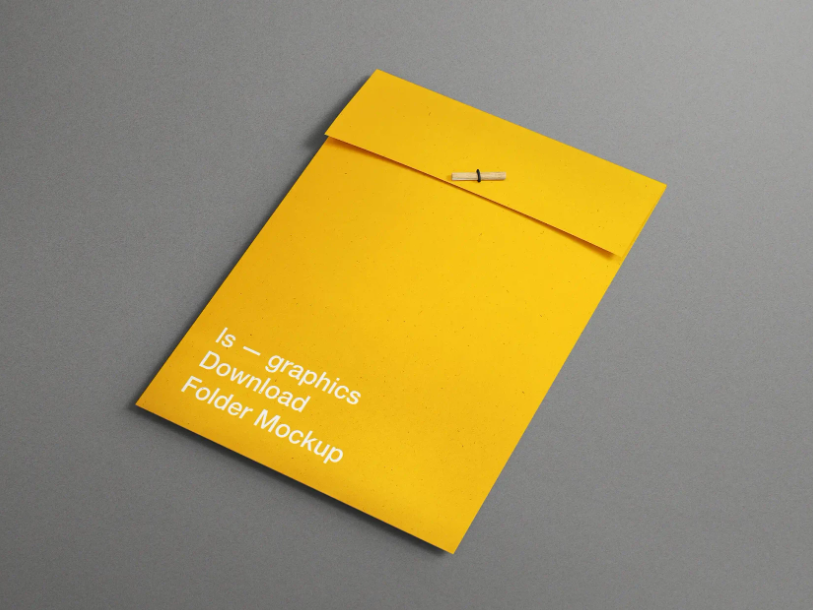 Free A4 Folder Mockup