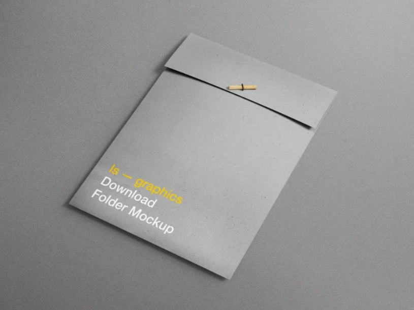 Free A4 Folder Mockup
