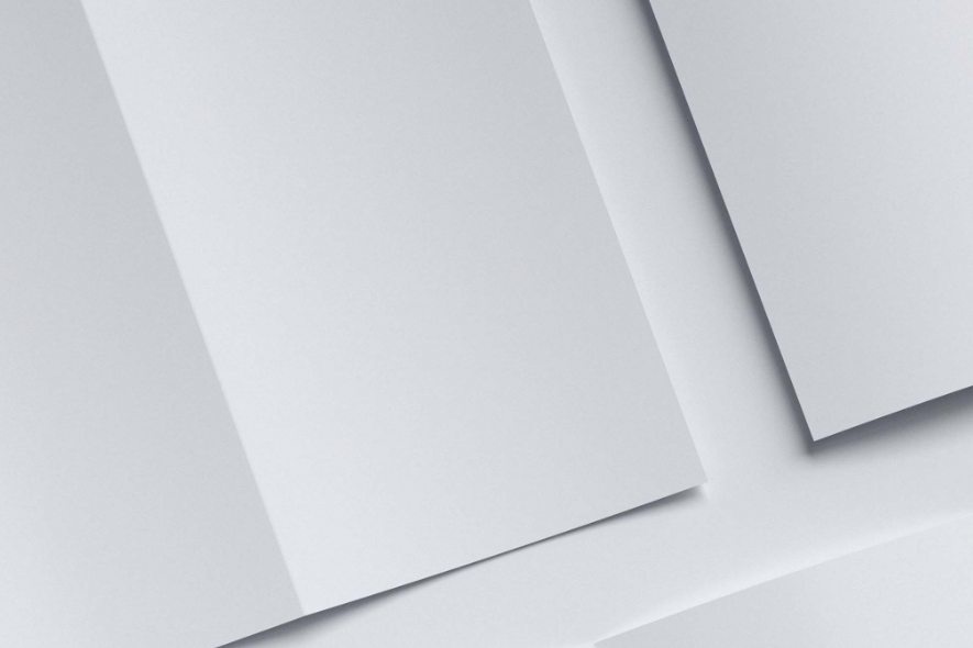 Free A4 Trifold Brochures Mockup PSD