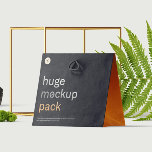 Free Bag Mockup Scene