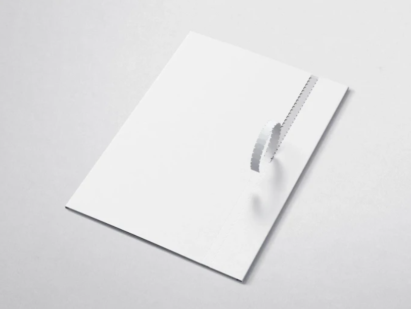Free Folder Mockup with the Perforation