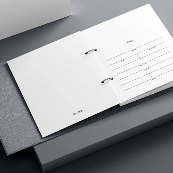 Free Minimalistic Planner Inserts Mockup