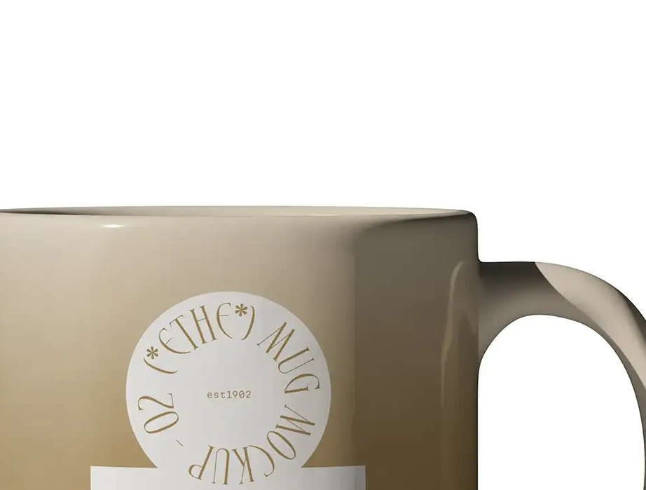 Free Mug Mockup V13  Front View