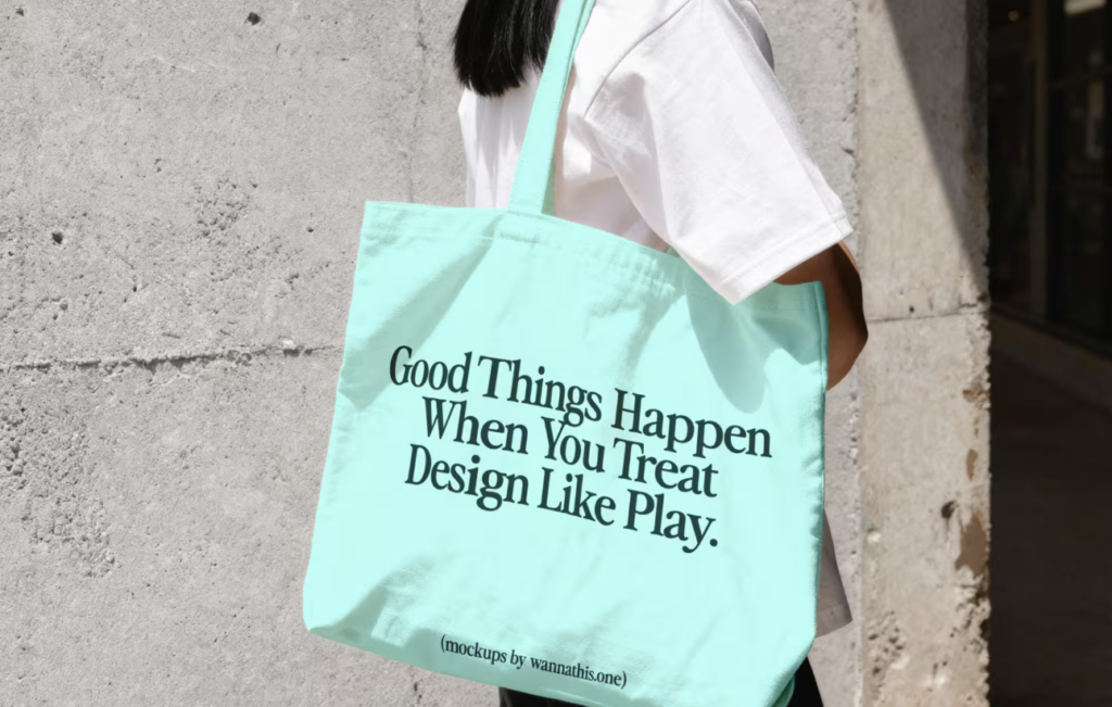 Free Shoulder Tote Bag Mockup