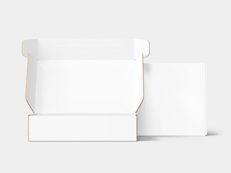 Free cardboard Packages PSD Mockup