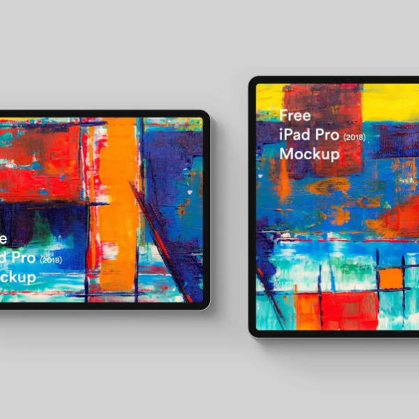 Free iPad Pro 2018 easy to Use Mockup