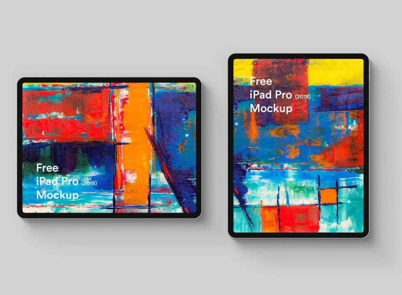 Free iPad Pro 2018 easy to Use Mockup