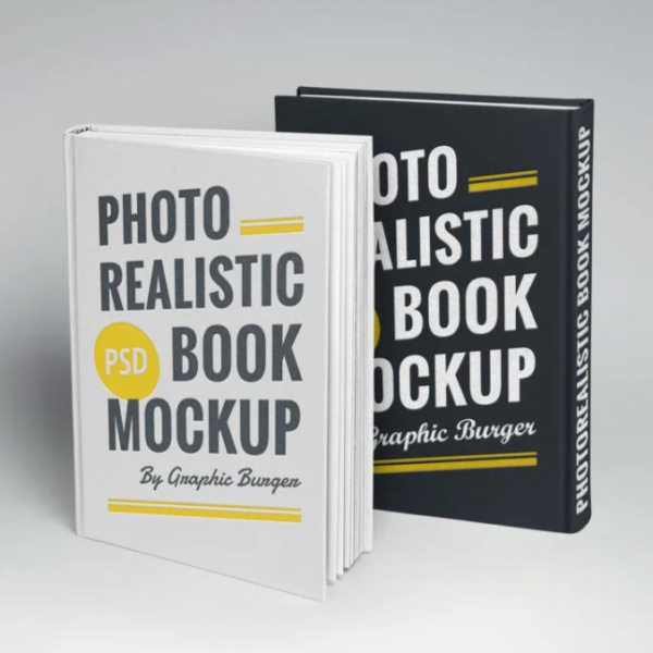 High Quality Photorealistic Book cover Mockup