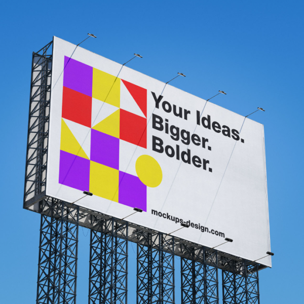 Large Format Billboard Mockup