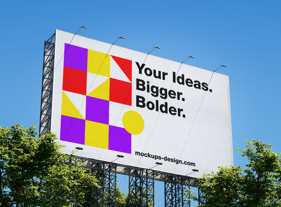 Large Format Billboard Mockup
