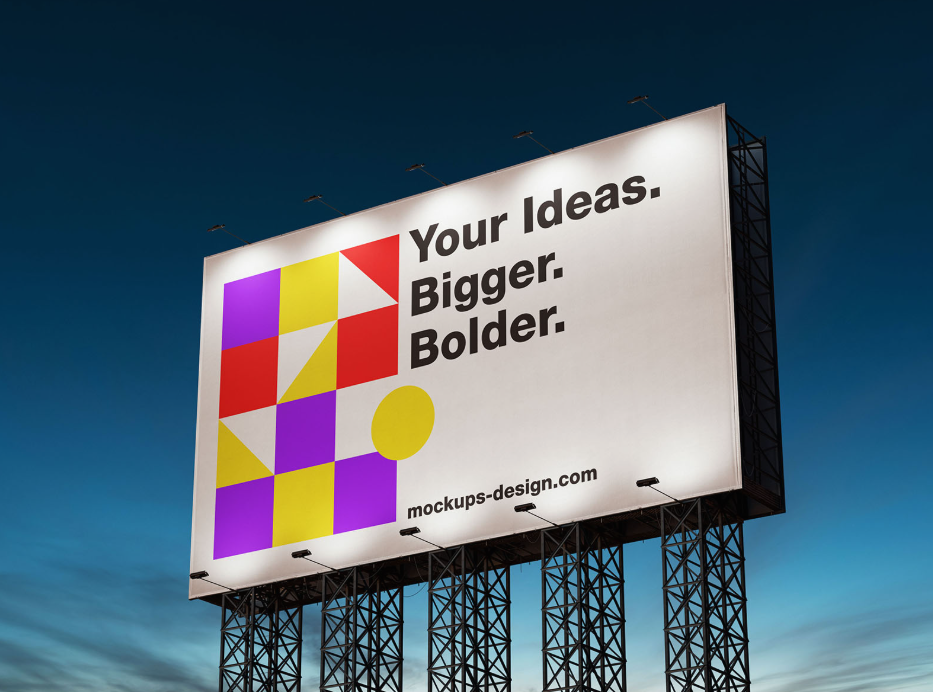 Large Format Billboard Mockup