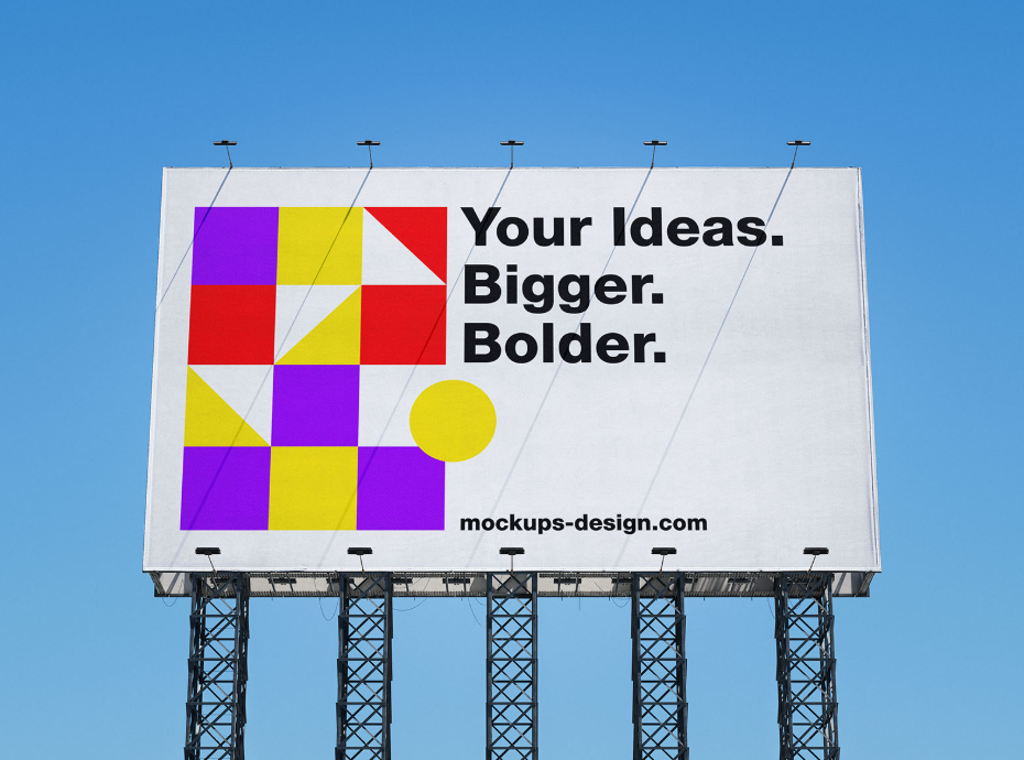 Large Format Billboard Mockup