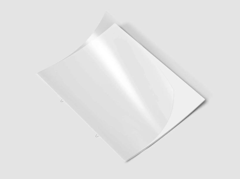 Letter Transparent cover Brochure