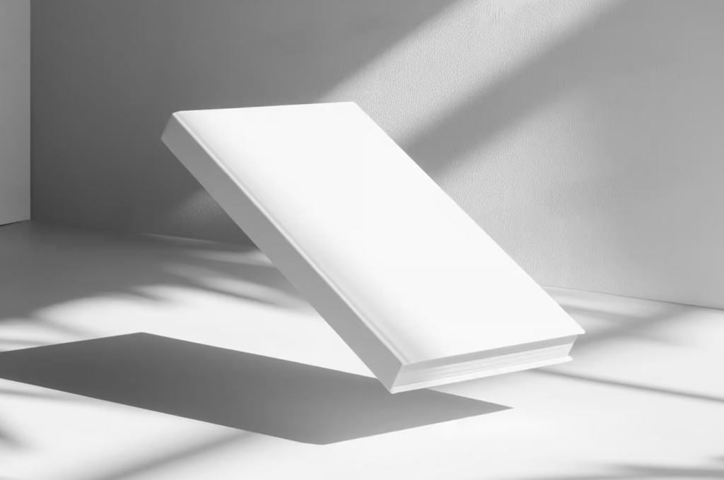 Levitating Hardcover Book Mockup