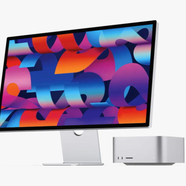 Mac Studio & Studio Display Mockup for UI Design Presentation