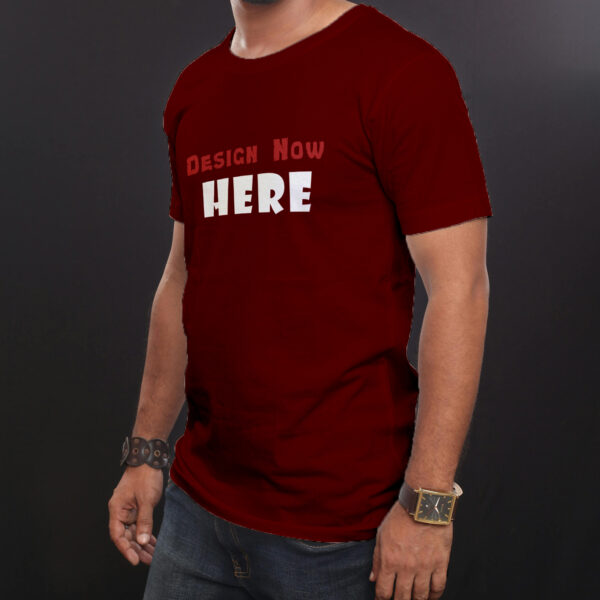 Red T Shirt Mockup Design Template