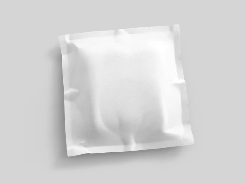 Square Pouch Realistic 3D Mockup