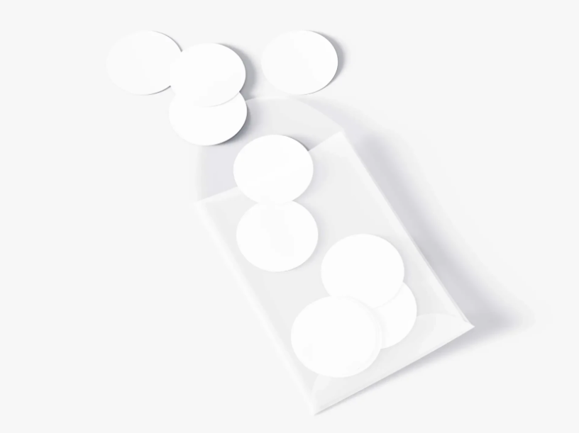 Stickers & Packaging PSD Mockup