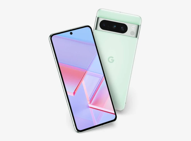 Two Smartphone Mockups Front and Back View PSD