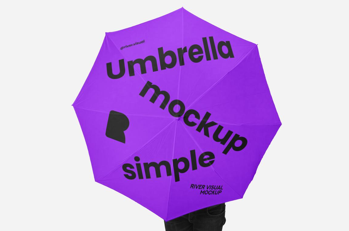 Umbrella Mockup PSD for Branding