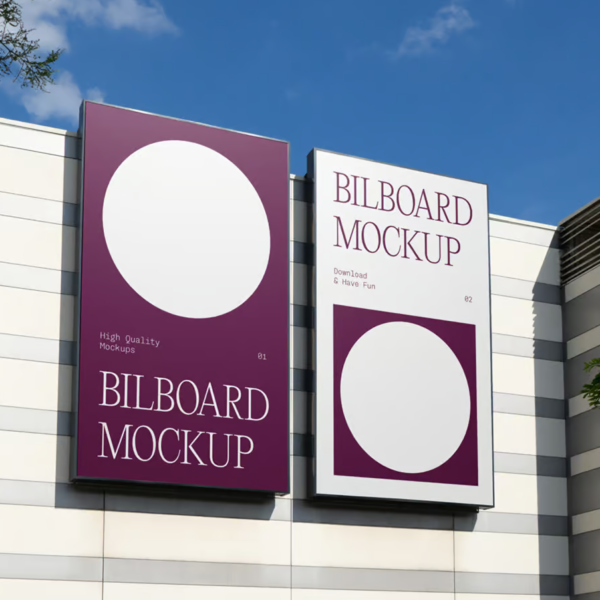 Vertical Billboards on Building Mockup Designs Like a Pro